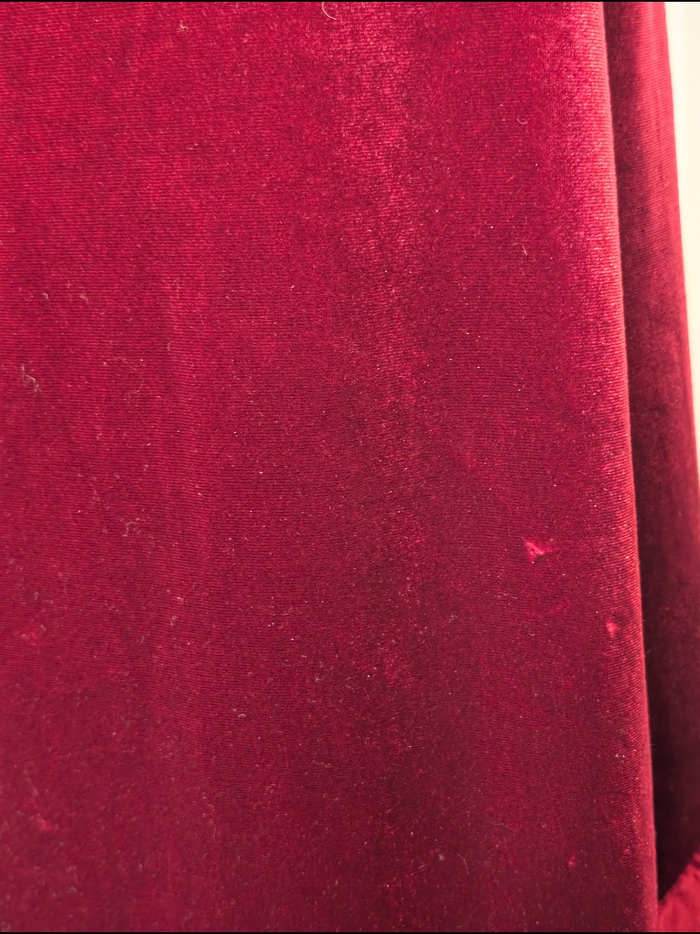 NWT Velvet Cowl Neck Maxi Dress with Dramatic Back Bow & Ruffles Large Burgandy - Picture 6 of 9